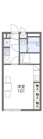 レオパレス道野辺北原の物件間取画像